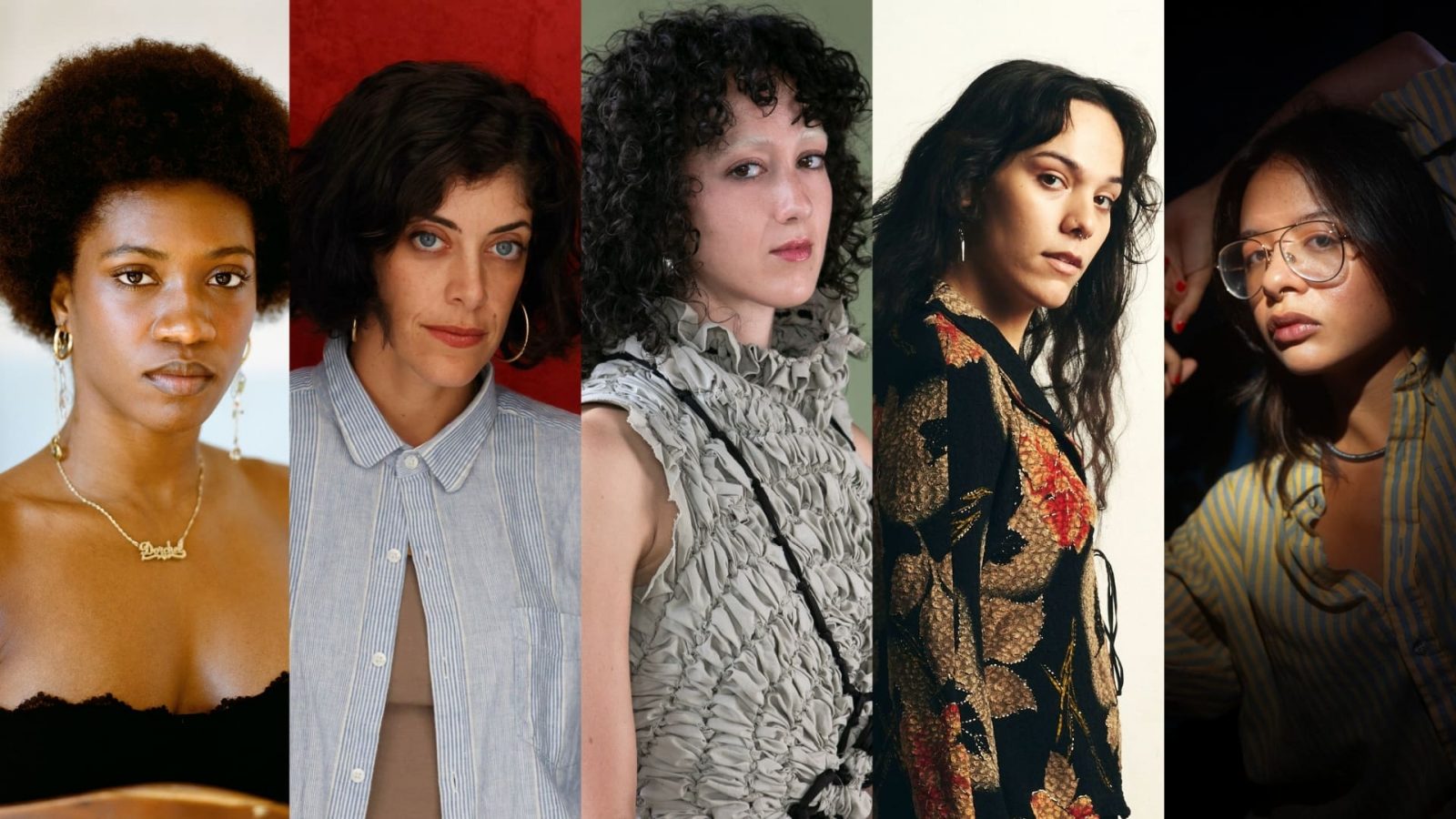 Dorchel Haqq, photo by Amy Gardner. Ariel Lembeck, photo by Greg Scaffidi. Cristina Moya-Palacios, photo by blank. Dahlia Qumhiyeh, photo by Enigma Crush. Sacha Vega, photo by James Gentile.