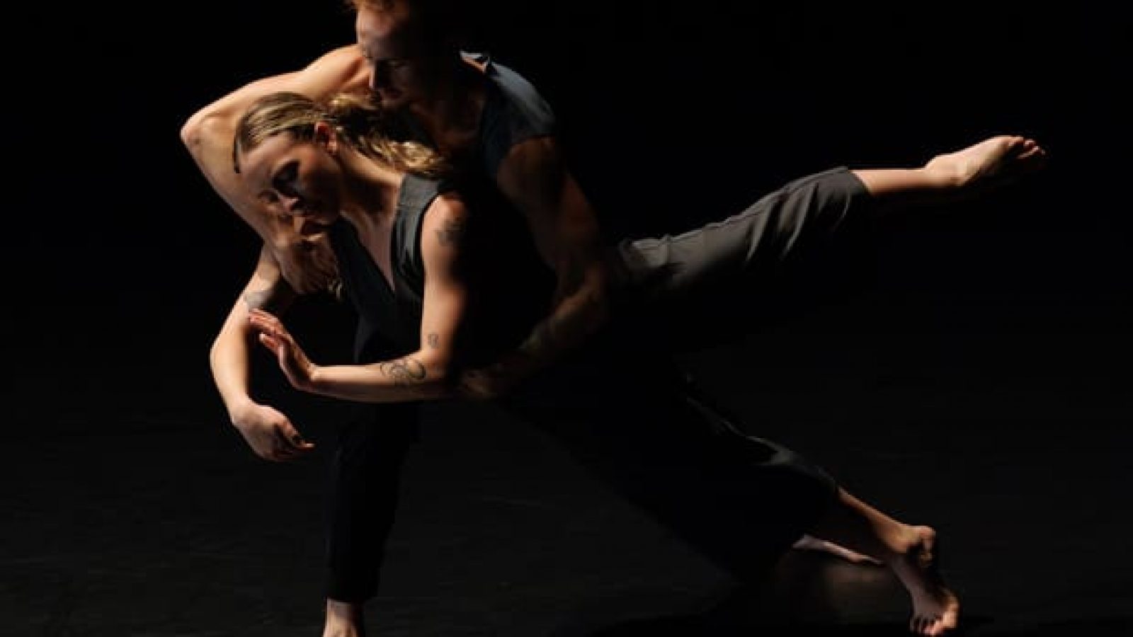 Photo Credit: Ben McKeown, courtesy of American Dance Festival. Dancers: Matilda Mackey, Anson Zwingelberg.